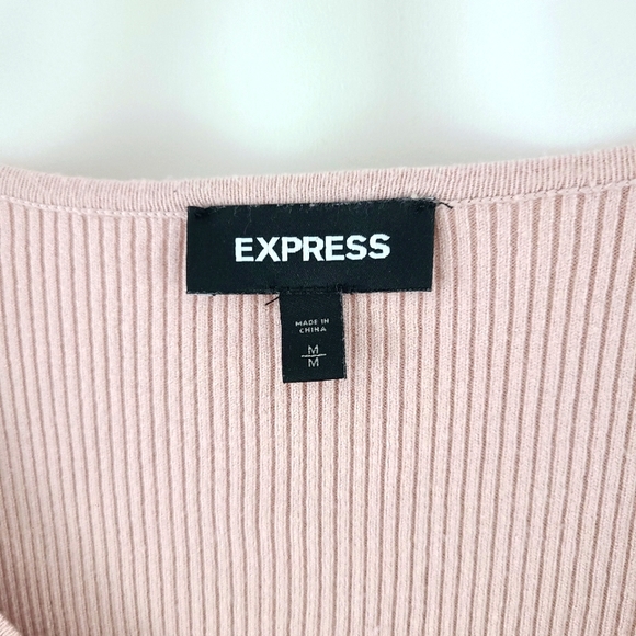 Express Ribbed Scoop Neck Sweater - Picture 9 of 10